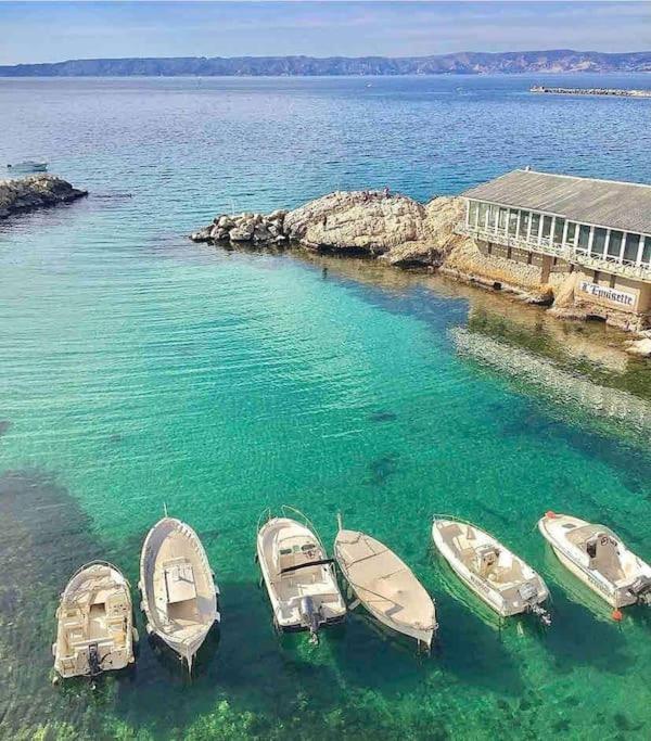 הוילה מרסיי Vallon Des Auffes : Le Cabanon De Mireille מראה חיצוני תמונה
